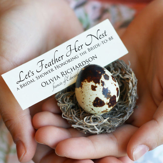 10 Bridal Shower Invitations - Birdalay