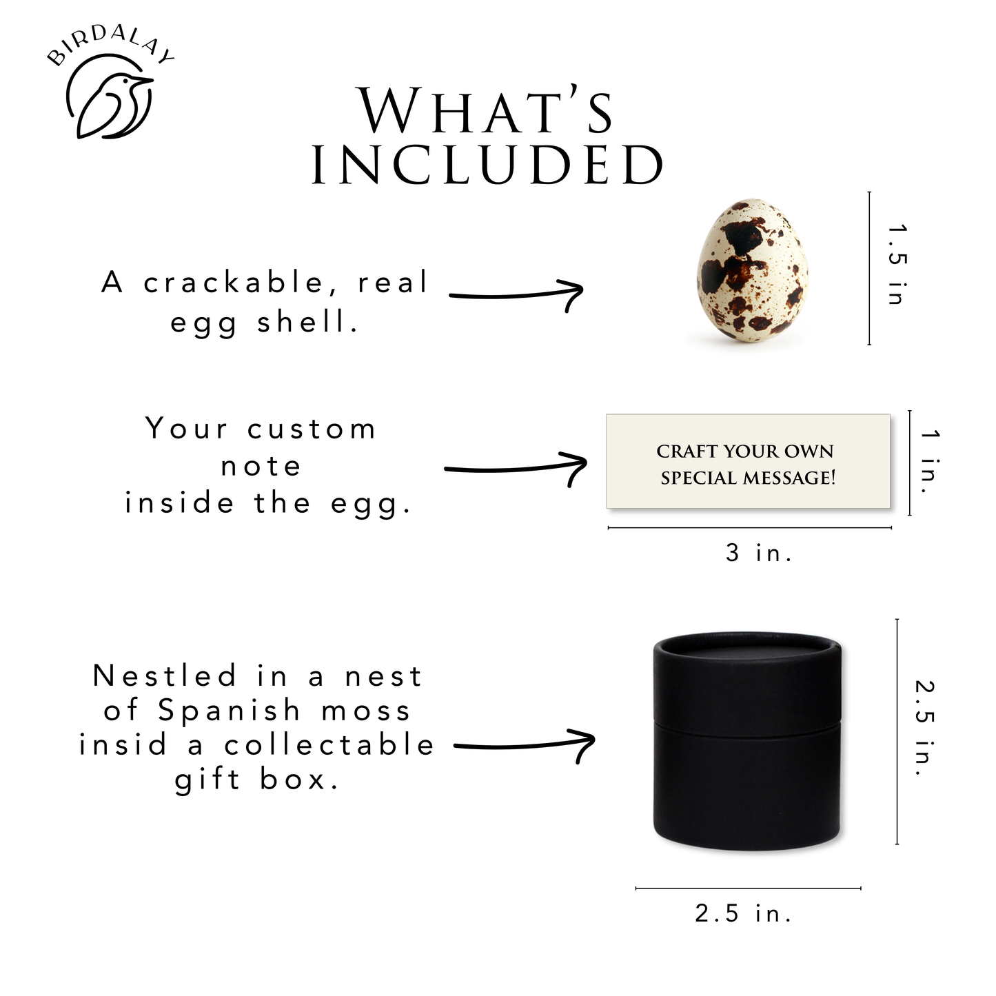 Classic Black Anniversary Egg Card