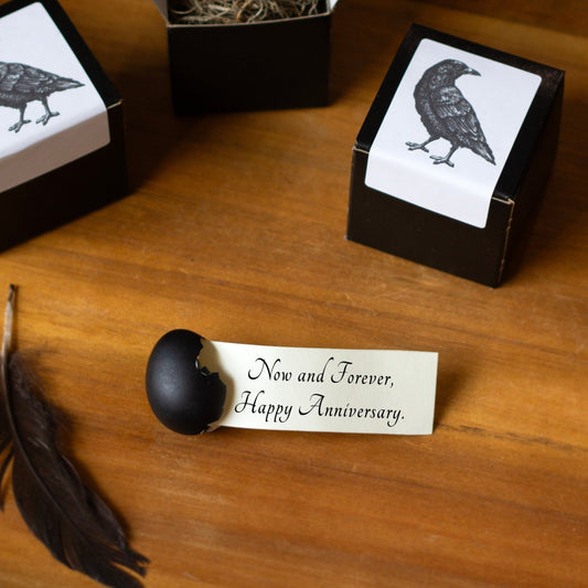 Gothic Egg Anniversary Card - Birdalay