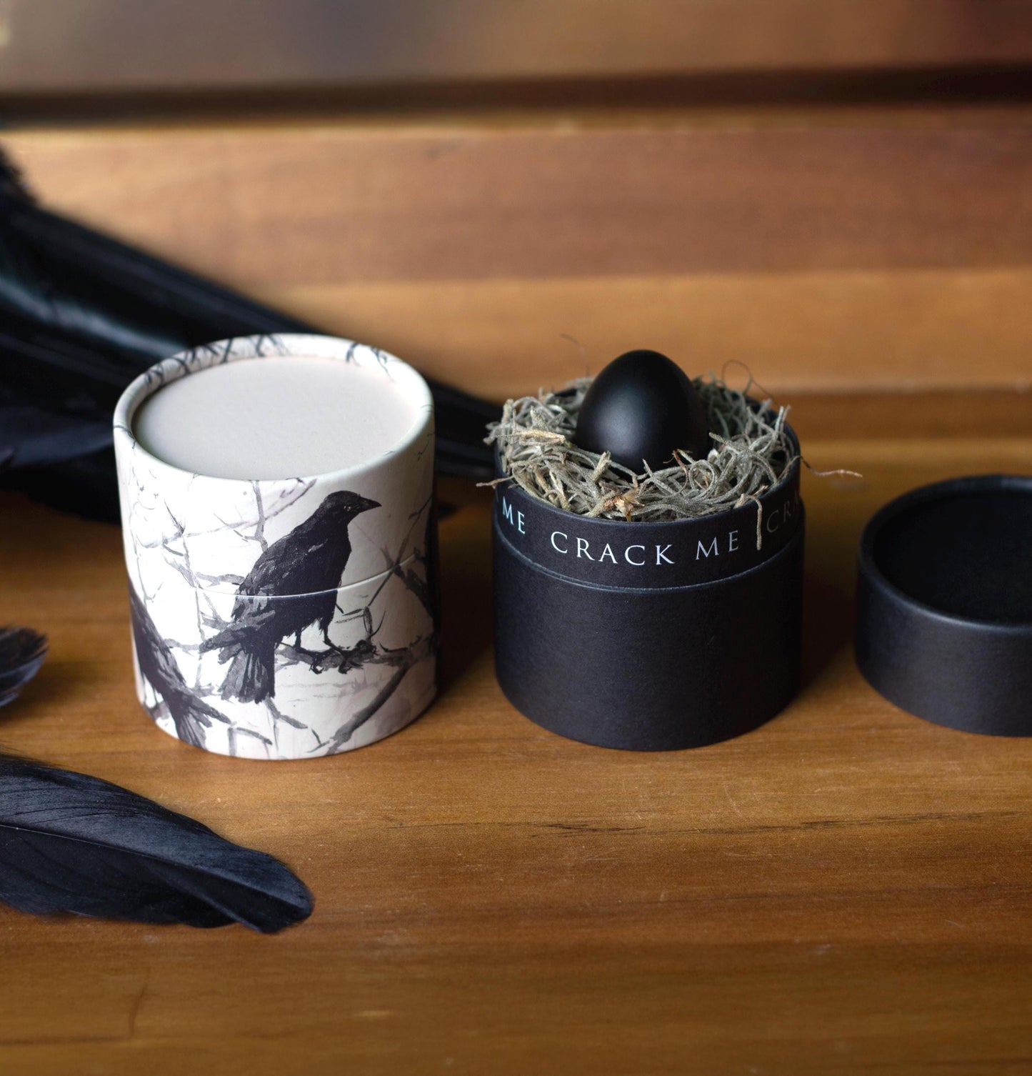 Halloween Party Invitation, Custom Raven Egg party invites, Goth Black Crow invitations, vintage halloween, shipped invitations