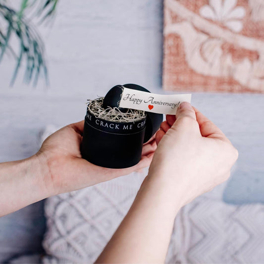 Gothic Anniversary Card - Custom "Raven" 3D Egg Card - Husband Wife Halloween Anniversary - Fall Boyfriend Gift - First Anniversary Card