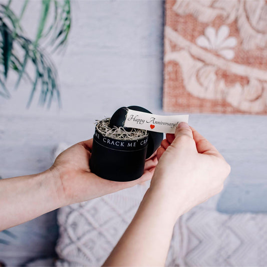 Gothic Birthday Card - Unique Birthday Raven Egg Crack Me! - Custom Birthday Card - Happy Birthday Pun - Birthday Gift - Boyfriend Birthday