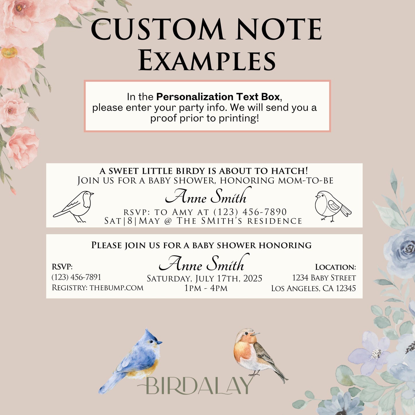 Baby Shower Invitations, Custom Sprinkle Party invite, woodland baby shower, shipped invitations, unique rustic party invites, boho