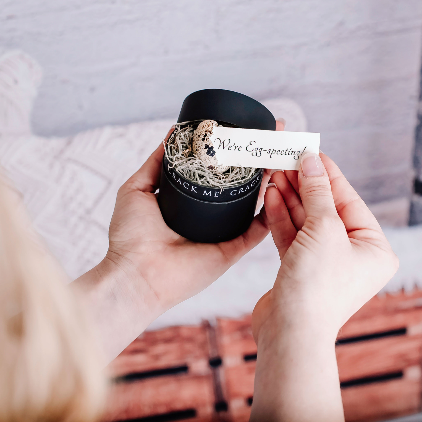 Pregnancy Announcement Egg - Birdalay