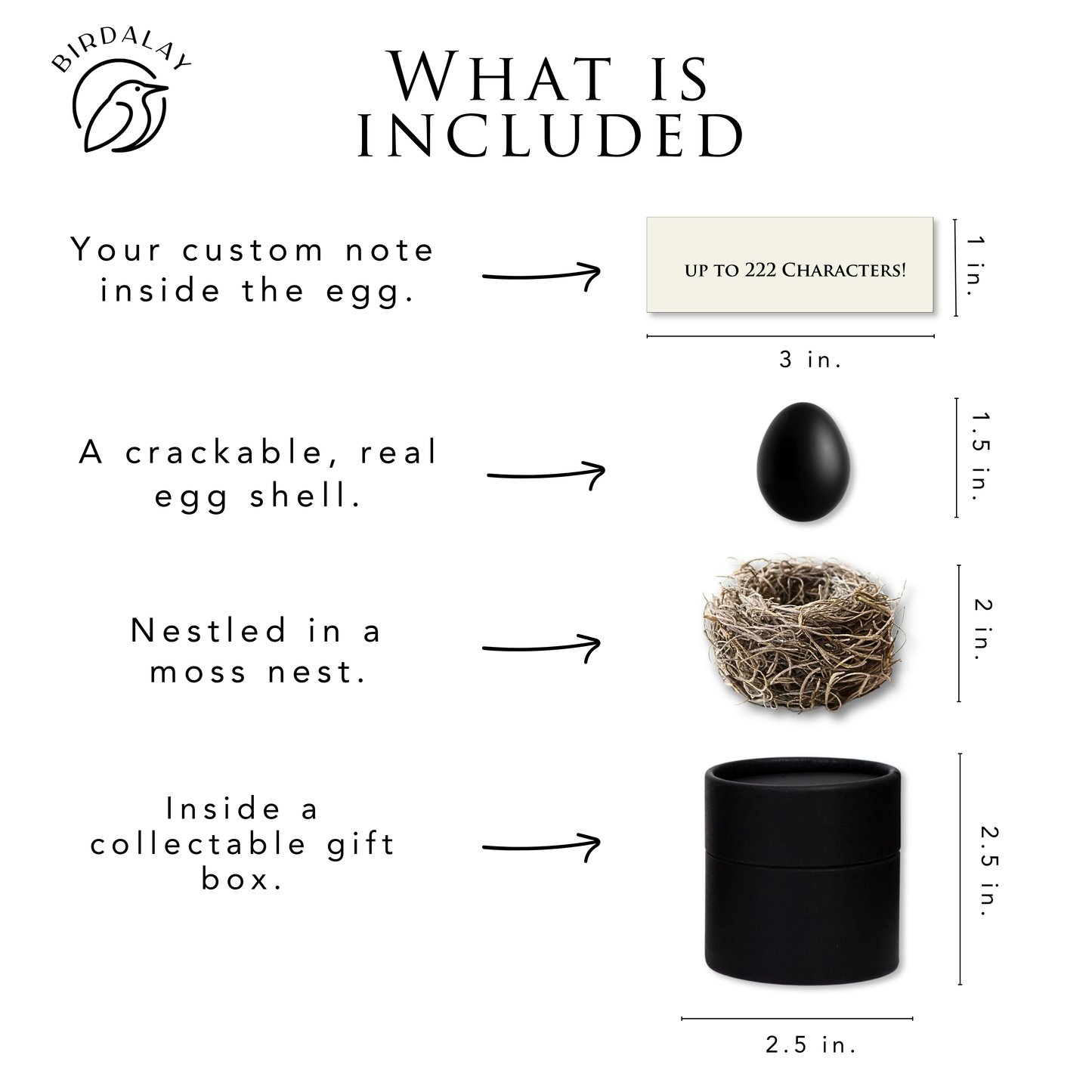 Classy Black Mother's Day Egg Card