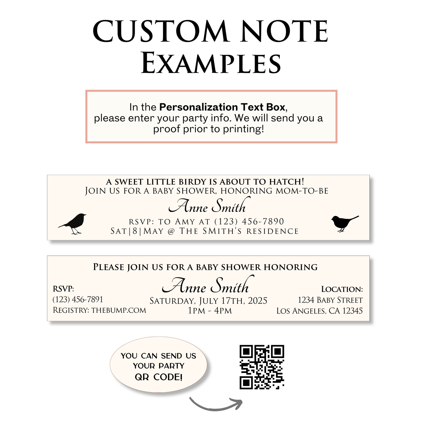 Chickadee Baby Shower Invitations