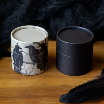 Gothic Raven Easter Egg Card - Birdalay