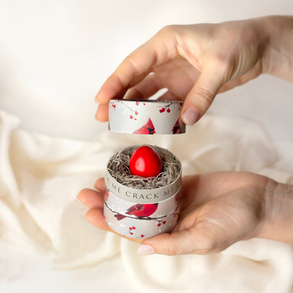Cardinal Valentine's Day Surprise Egg Card - Birdalay