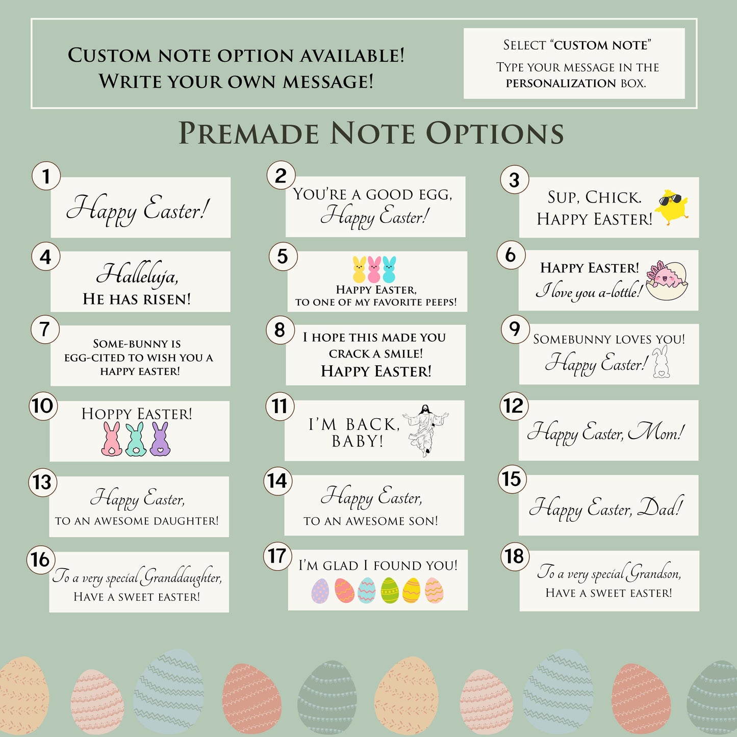 Custom Easter Greeting Card