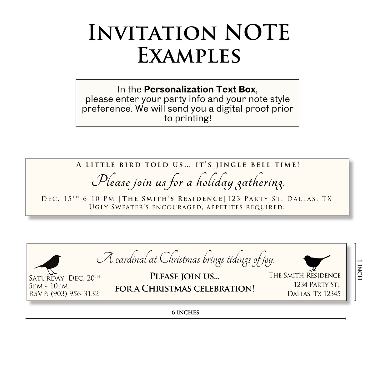 Cardinal Holiday Party Invitations