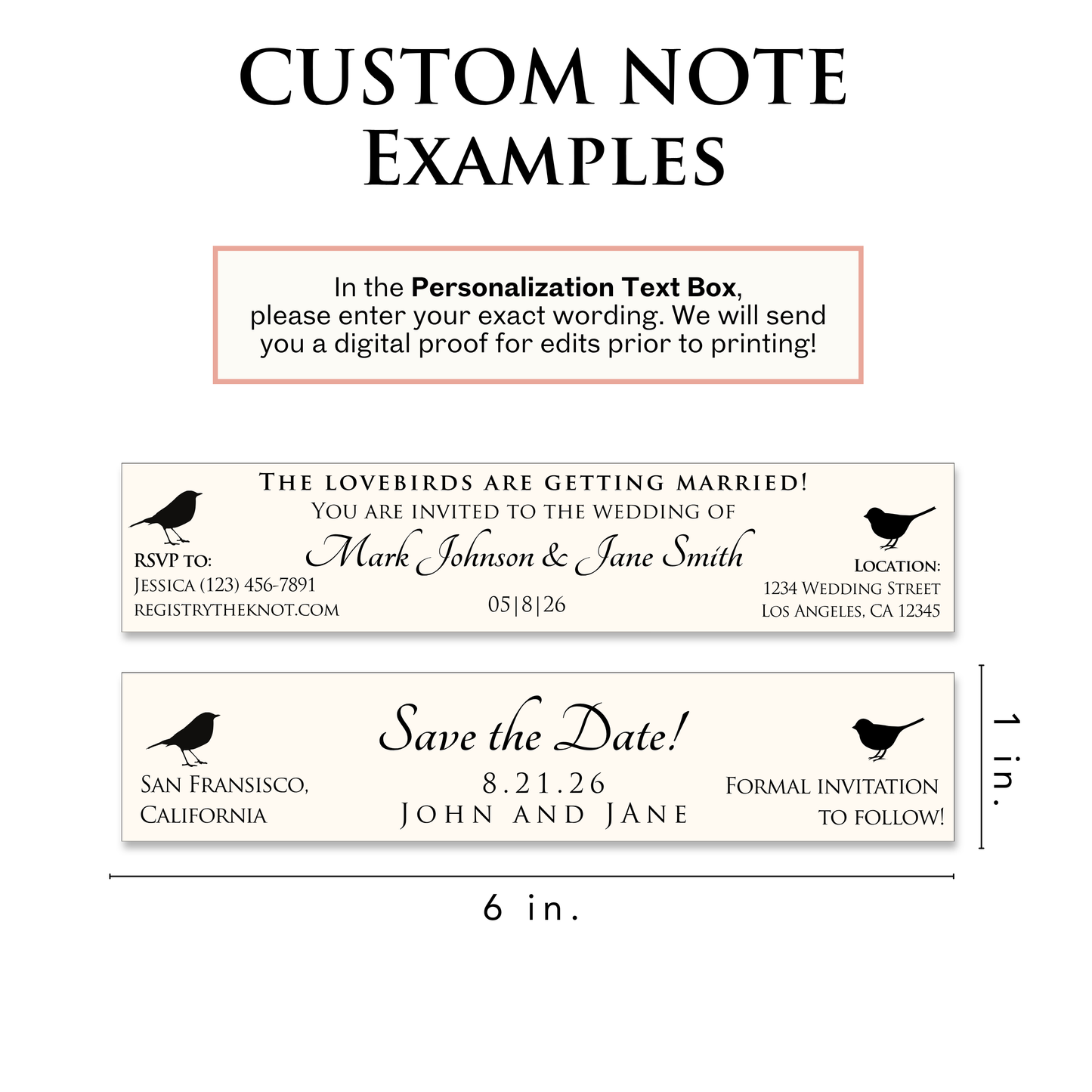 Chickadee Wedding Invitations