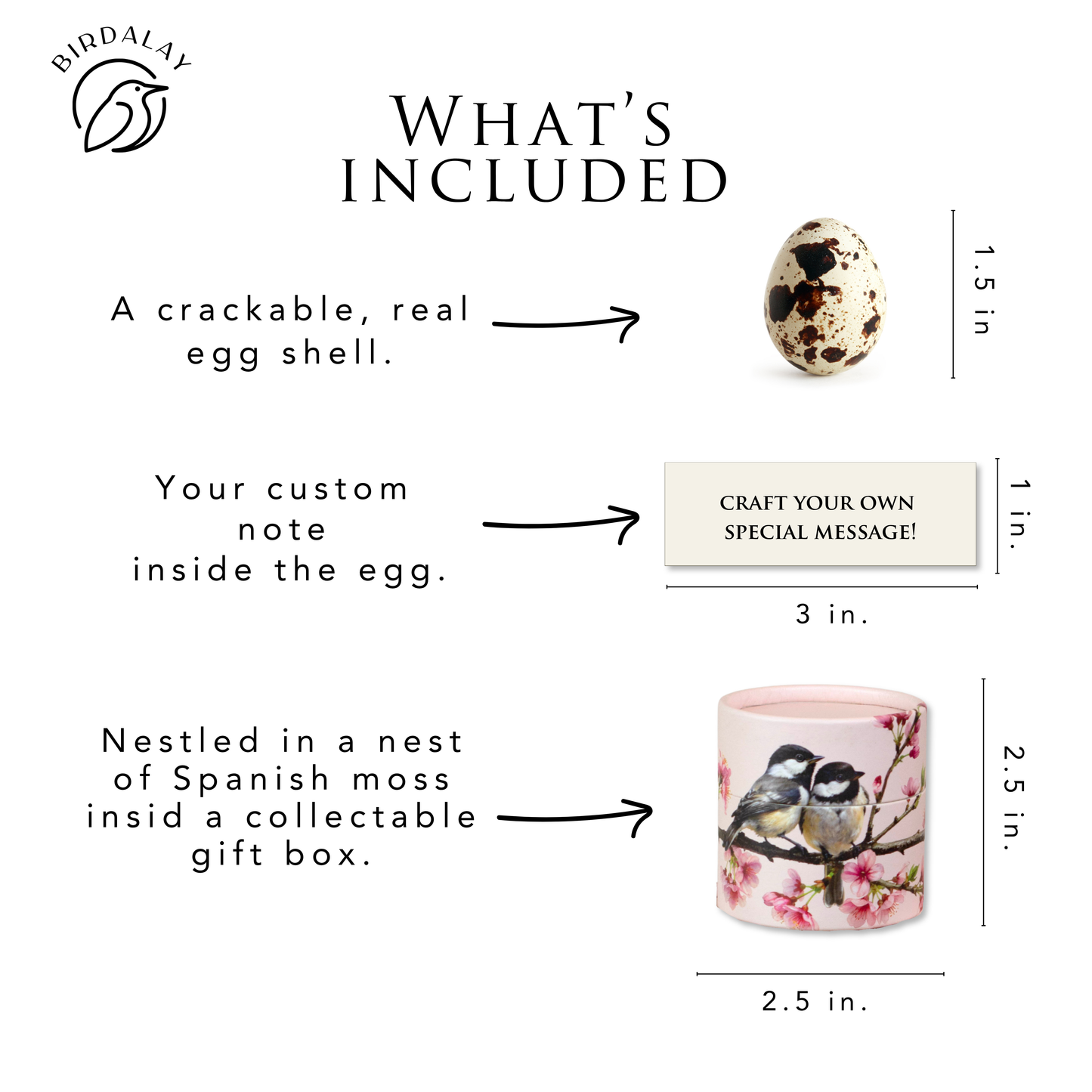 Chickadee Anniversary Egg Card