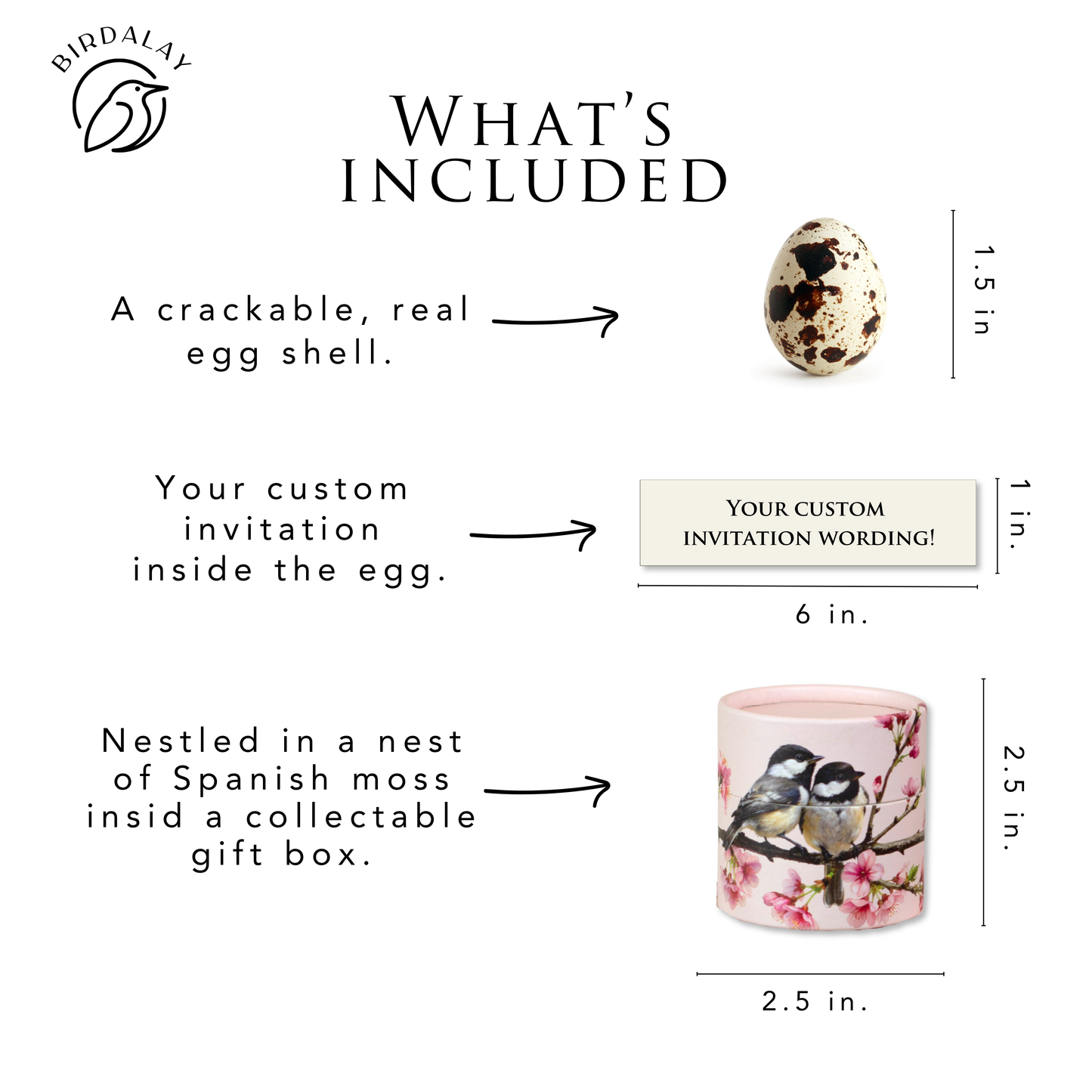Chickadee Bridal Shower Invitations