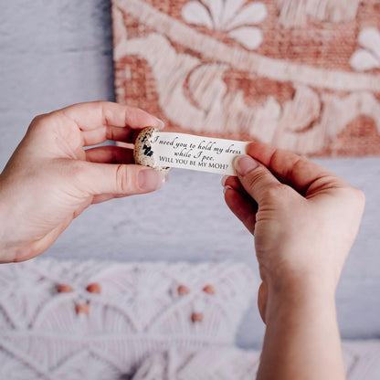 Personalized bridesmaid proposal, custom maid of honor proposal, wedding party invitation, unique bridal proposal, unique matron of honor